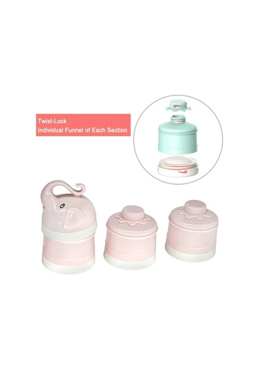 Shineyee Bebek Süt Tozu Saklama Kabı - Büyük Kapasiteli, Taşınabilir Ve Pratik