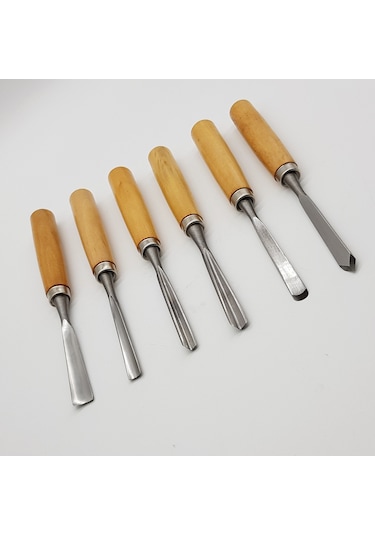 Titi 1180 Ahşap Oyma Seti 12  Parça