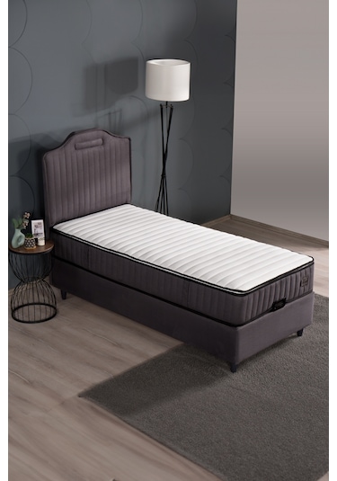 Kilim Mobilya Royal Lux Başlık Antrasit Baza Ve Yatak Dahil Değildir 90