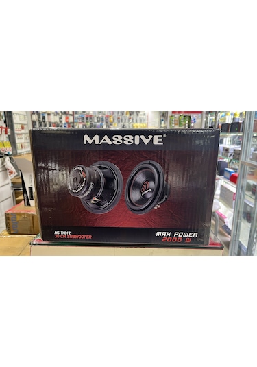 Ms-tko12 2000wat 800 Rms 30cm Subwoofer Bas Çift Bobin Kl