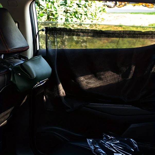 Gateesat 01 Emme Araç Güneşlik Siyah Yan Arka Cam Katlanır Izgara Isı Yalıtımı Seyahat