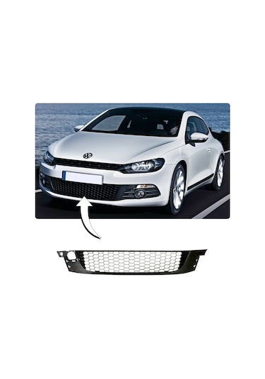 VOLKSWAGEN SCİROCCO 2008 - 2014 TAMPON IZGARASI ORTA