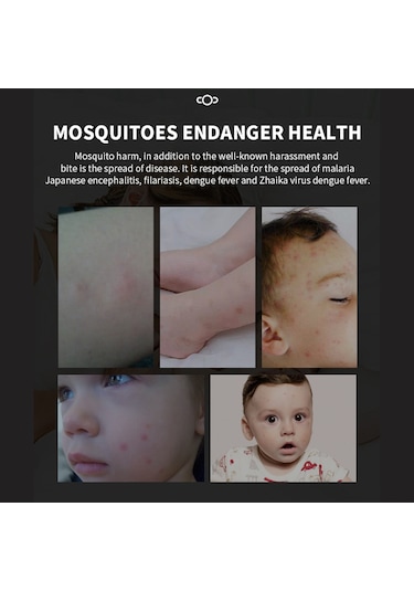 Geeroyoo "q9 Ultrasonik Sinek Kovucu Bileklik - 7 Gün Şarj, Taşınabilir Ve Şık" Siyah