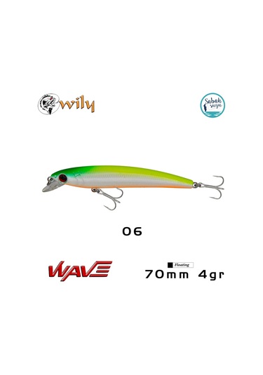 Wily Wave 70f 7cm 4gr No:06 Maket Balık
