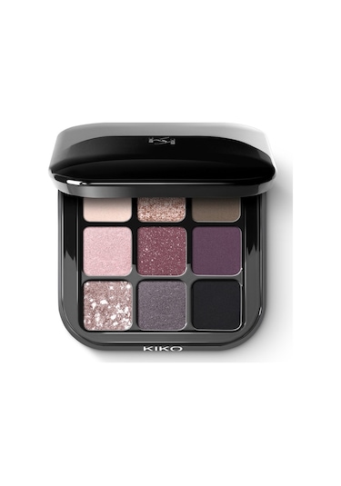 Kiko Göz Farı Paleti New Glamour Multi Finish Eyeshadow Palette 04 Mauve Selection