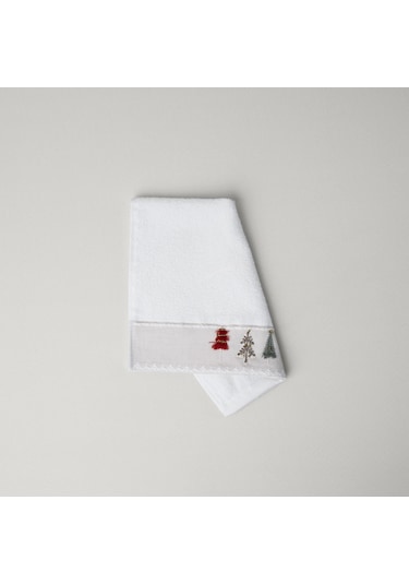 Linens Pine Pamuk 30x45 Cm El Havlusu Ekru Ekru