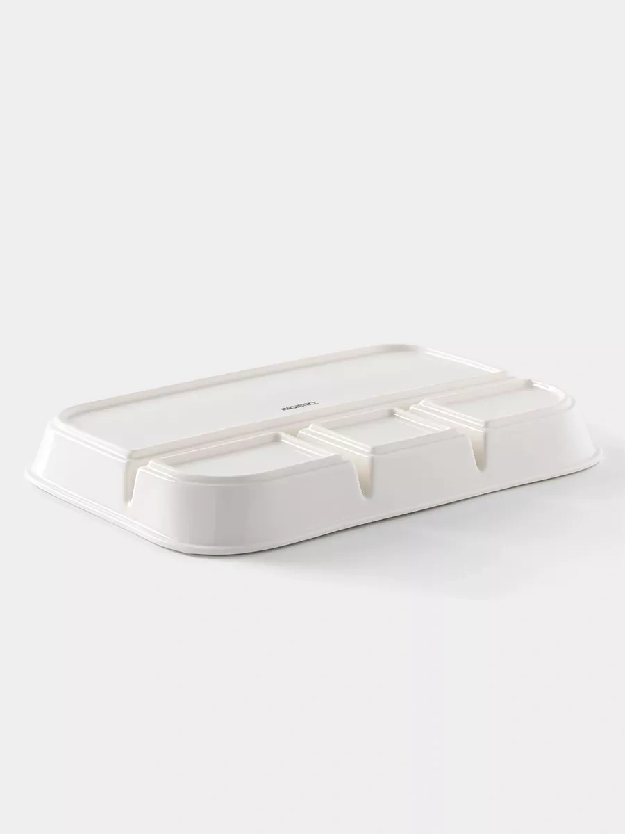 Magistro Pp Seramik Bölmeli Kilo Verme Tabağı 31x21 Cm 254922613 Beyaz