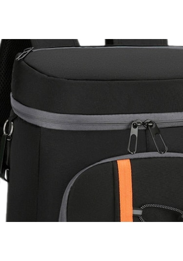 Pazly Koyu Gri Piknik & Kamp Soğutucu Sırt Çantası - Yürüyüş & Plaj İçin Termal Öğle Yemeği Koyu Gri