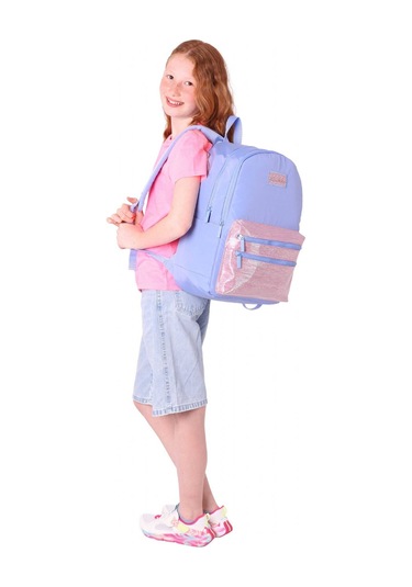 Kaukko Magic Dreams Kız Çocuk Dört Bölmeli Mavi Pembe Okul Sırt Çantası İlkokul+ortaokul - K1815 Mavi - Pembe