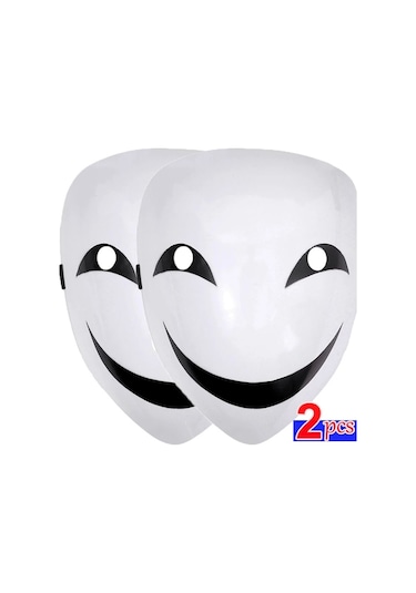 Jl 2 Adet Anime Siyah Bullet Maske Cosplay Kagetane Hiruko