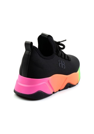 Siyah Çok Renkli Kadın Sneaker K01824212417 Çok Renkli