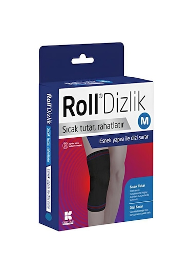 Roll Dizlik Medium - Siyah
