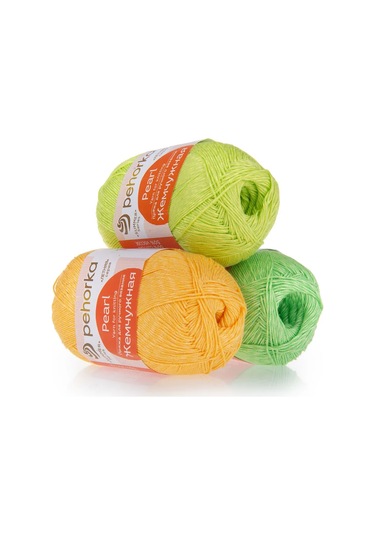 Pehorka İnci İpliği "tropikal Bahçe" Seti 3 X 100 Gr Pekhorka 397047981