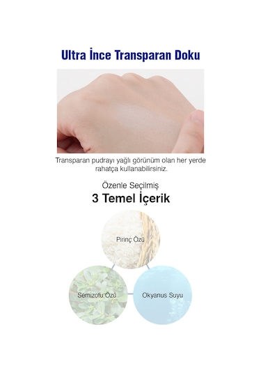 Dashu Mens Oil Cut No Sebum Powder Beyaz