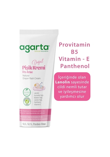 Agarta Doğal Pişik Kremi 100ml 4 Lü Set
