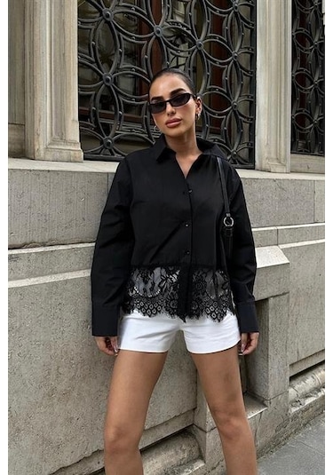 Andrea Dantel Detay Gömlek 3385-08 Si Yah