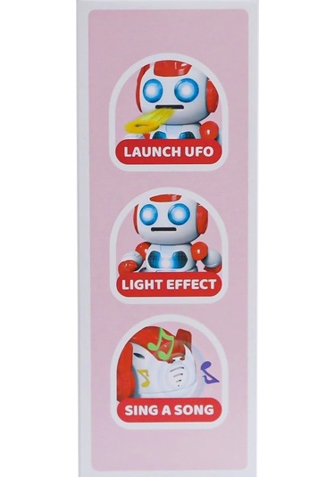 606-30 Kumandalı Disk Atan Robot -can Oyuncak