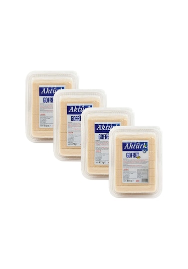 Aktürk Vanilyalı Gofret 475 Gr X 4 Adet