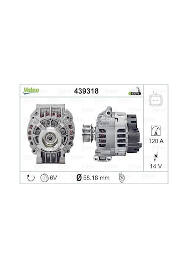 VALEO 439318 ALTERNATÖR CLIO II