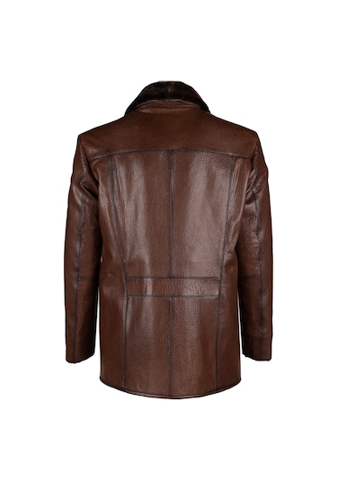 Tamer Tanca Erkek Hakiki Deri Kahverengi Deri Mont 1000 2009 Erk Derımont Sk24/25 Kahve Jumbo Kahverengi