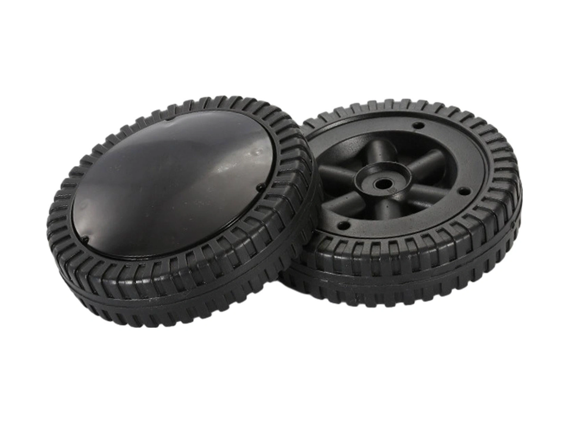 Yunboo 15cm/6" Pp Materyal Lüx Izgara Tekerlekleri, 4 Delikli Hafif Blower Tekerlek Seti 2 Adet , Eksen Yok Çok Renkli