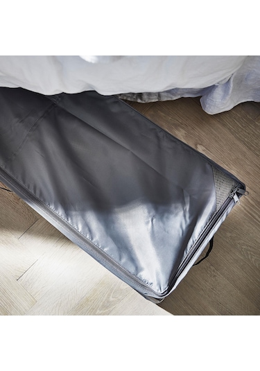 Bölmeli Saklama Kutusu Hurç Ölçü 90x30x15 Cm Meridyendukkan Gri-düzenleme Kutusu Gri