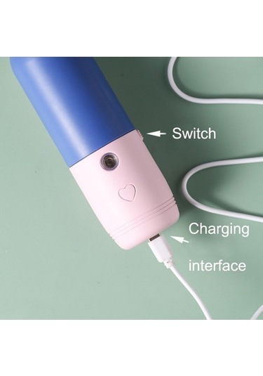 Usb Şarj Mini Fan Elde Taşınabilir Taşınabilir Soğutma Sevimli Fan Renk Stili 6438 Beyaz