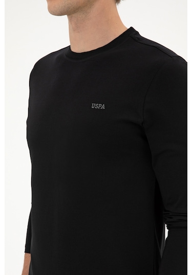 U.s. Polo Assn. Erkek Siyah Sweatshirt 50313744-vr046 Siyah