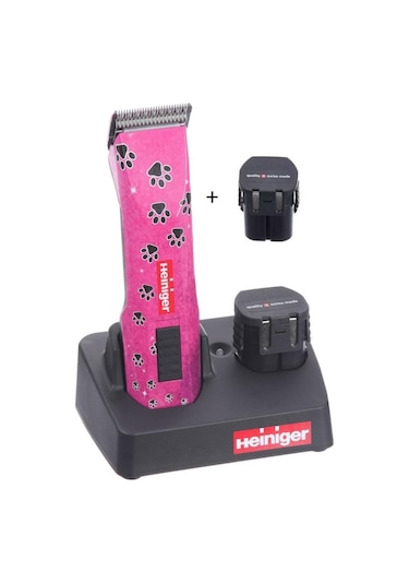 Heiniger Saphir Pink İki Akülü Evcil Köpek Kırkma Makinesi