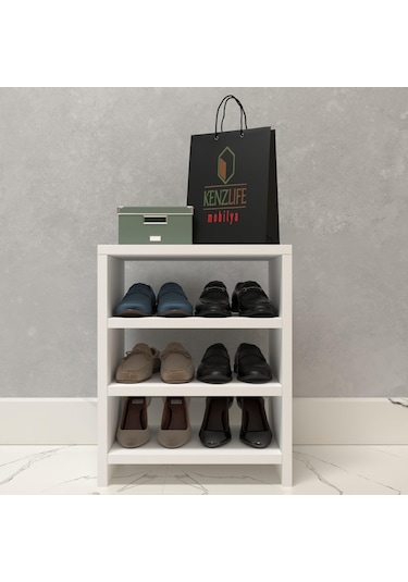 Kenzlife Kapaklı Ayakkabılık Bosnevi Mat Beyaz Suntalam 050 040 30 Altı Çift Ayakkabı Kapasitesi Arkalıksız Beyaz Kenzlife Kapaklı Ayakkabılık Bosnevi Mat Beyaz Suntalam 050 040 30 Altı Çift Ayakkabı Kapasitesi Arkalıksız Beyaz