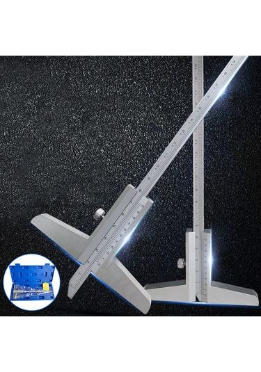 Neevoyu Yüksek Karbon Çelik Vernier Kaliper 0-150mm, 0.02mm Keskinlik, Derinlik Ölçümü, Net Skala Ve Hassas Okuma