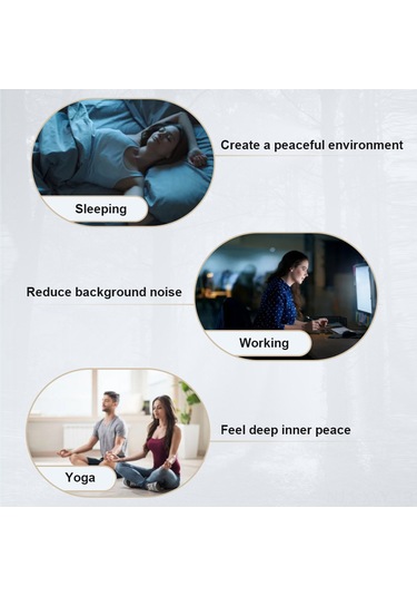 Yaleker Bebekler Ve Yetişkinler İçin 16 Sesli Usb Şarjlı Mini Beyaz Gürültü Makinesi - Gece Lambalı Beyaz