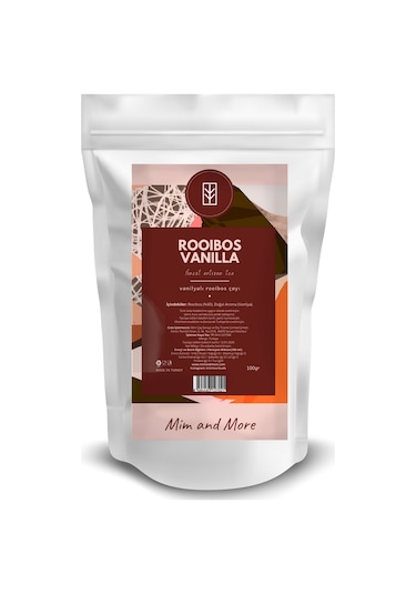 Rooibos Vanilla Tea - Rooibos Vanilya Çayı, 100 Gr