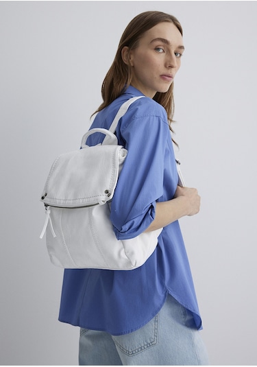 Mavi - Beyaz Sırt Çantası 1912152-70057 Beyaz