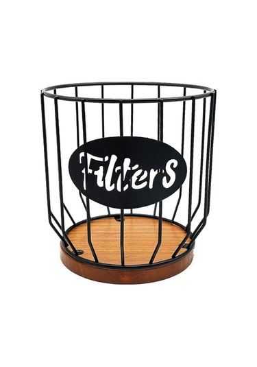 Kahve Kapsülü Filtre Depolama Sepeti Ev Mutfak Süslemeleri, Size:f Black No Lid Diğer