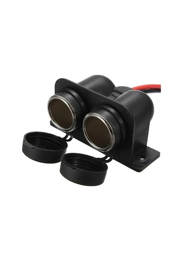 Yingfu Dayanıklı 12v Araba Çift Soketli Çakmak - Suya Dayanıklı Adaptör Diğer
