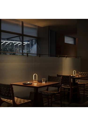 Cordial Beyaz Uc Renk Sonsuz Karartma Yatak Basi Lambasi Minimalist Oval Oturma Odasi Ofis Yurt Masa Lambasi Hediye 16renk Şarj Edilebilir