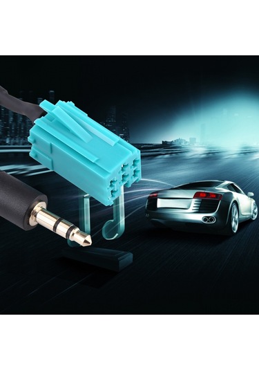 Springsun Renault Aux Mp3 Kablosu - "update List" Radyolar İçin, Pvc + Bakır Çekirdek, 150cm Uzunluk, Dayanıklı, Cd Değiştiriciyle Uyumlu 2005-2011 Modeller