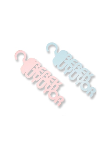 Mutluadim Ahşap Bebek Uyuyor Kapı Askısı 30X8,5Cm