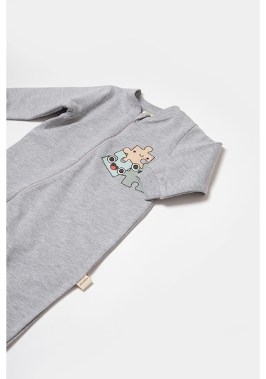 BabyCosy Organik Fermuarlı Tulum Csy8028 001