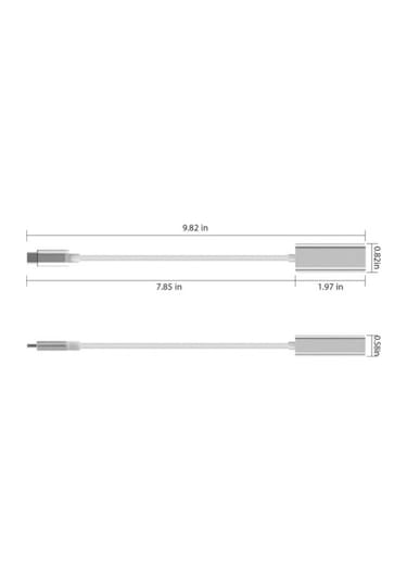 Type-C Gigabit Rj45 Ethernet Lan Bağlantı Çevirici Adaptörü