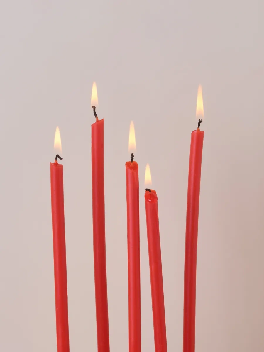 Nizegorodskie Sveci - Zavod Veresk Kilise İçin Mısır Mumları Diveevo Kırmızı No40 18797719 Kirmızı