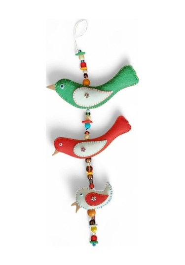 Bereket Kuşları Yeşil Kırmızı Beyaz