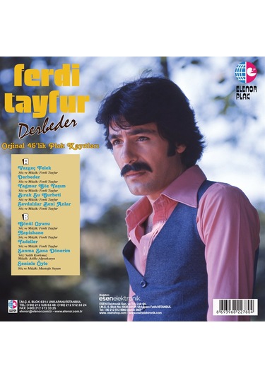 Ferdi Tayfur - Derbeder - 45'lik Plak Kay Itları