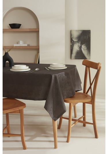 Karaca Home Elizabeth Masa Örtüsü Antrasit Antrasit
