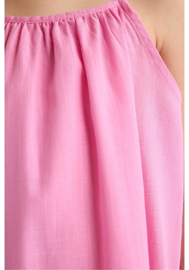 DeFacto Kız Çocuk A Kesim Pamuklu Kolsuz Yazlık Elbise E5808A825HSPN179