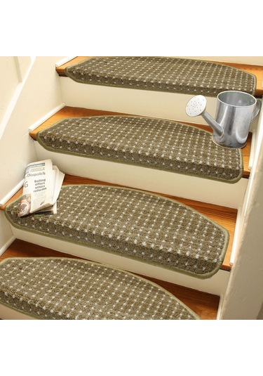 Desenli Kendinden Yapışkanlı Merdiven Basamak Paspası / Halısı (307162304)