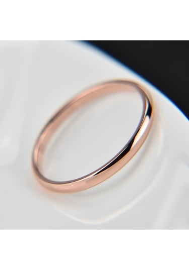 Fastbuy Kadın Paslanmaz Çelik Titanyum Yüzük, Boy: 8, Gümüş Renk, Styilli Takı Gümüş