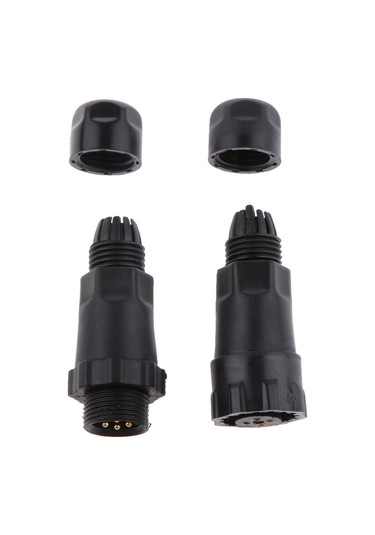 Suntek IP68 4 Pins Monte Su Geçirmez Elektrik Kablo 15A 7.5 MM