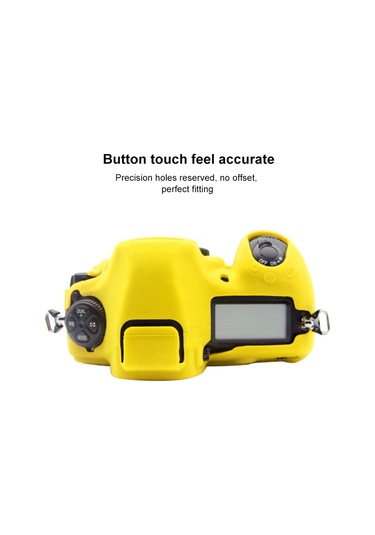 Nikon D850 İçin Puluz Yumuşak Silikon Koruyucu Kılıf Sarı